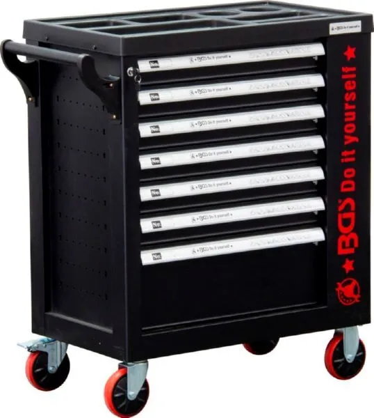 BGS Diy Werkstattwagen 7 Schubladen 1 Seitentür Höhe 969,7 mm