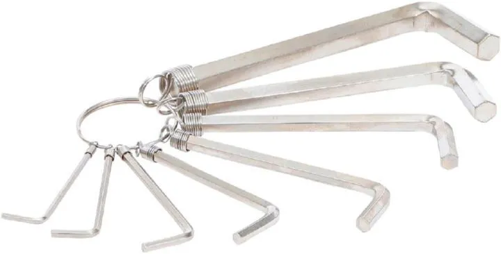 BGS Diy Winkelschlüssel Satz Innensechskant 2 - 10 mm 8 teilig