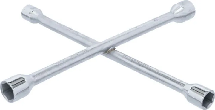 BGS Rad Kreuzschlüssel für Pkw 17 x 19 x 22 mm x 13/16 Zoll