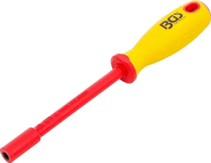 BGS VDE Steckschlüssel Schraubendreher Sechskant 5,5 mm Klingenlänge 125 mm