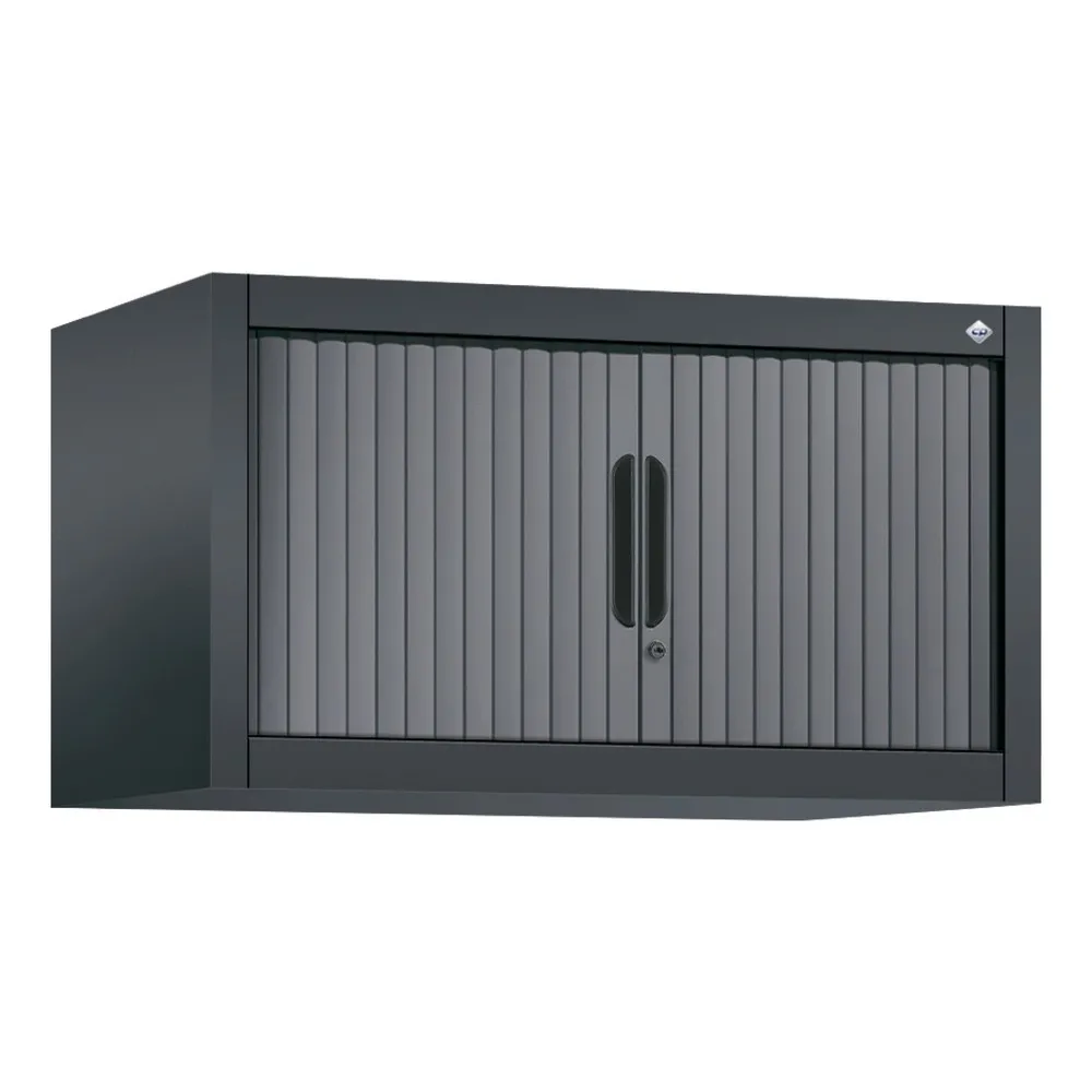 C+P Aufsatz-Rollladenschrank, 1 OH, Breite 800 mm, schwarzgrau