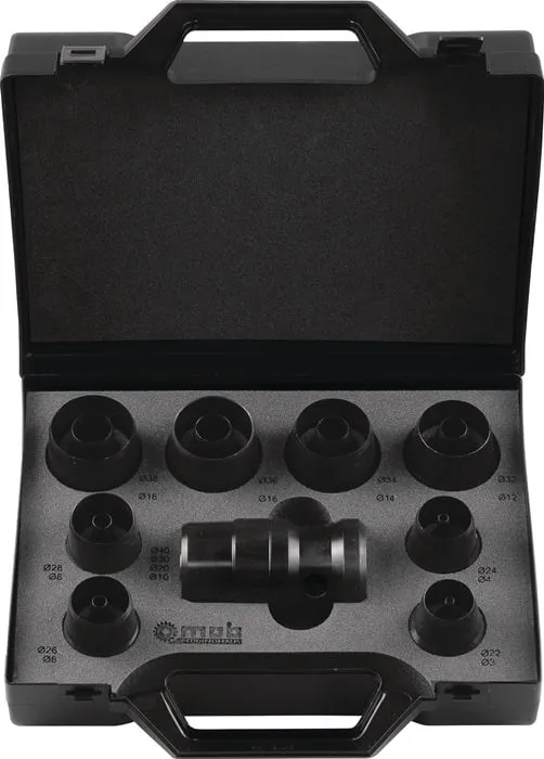 Patentlocheisensatz 21-tlg.Ku.-Koffer PEDDINGHAUS