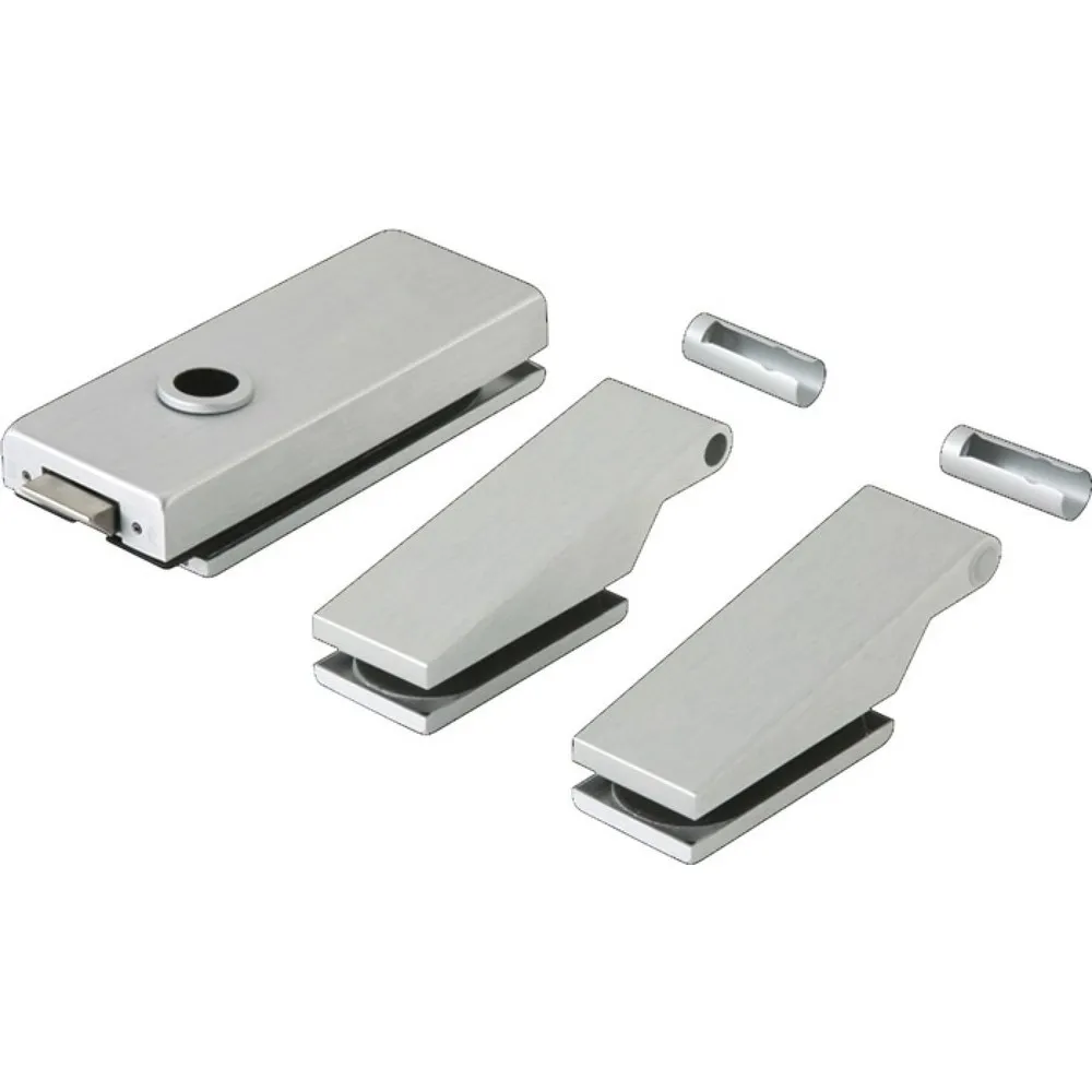 DORMAKABA Glastürbeschlag STUDIO Classic, UV Drückerführung vorn, Leichtmetall silber eloxiert, DIN links/rechts