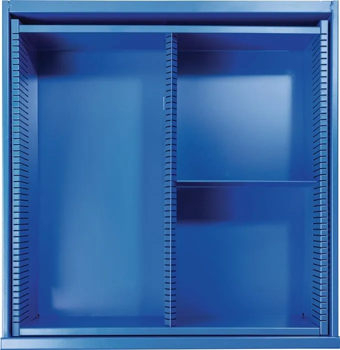 Schubladenunterteilungsmaterial BK 600 Front-H.190mm 1 Längs-/1 Querteiler