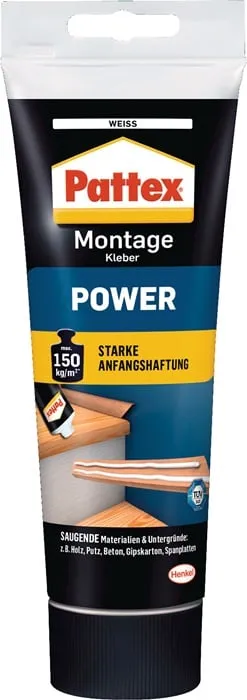 Montagekleber POWER weiß 250g Tube PATTEX VE: 12St.