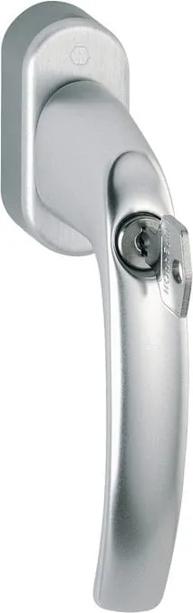 Fenstergriff Atlanta 0530S/US952 Alu.F1/naturf.32-42mm abschl.HOPPE