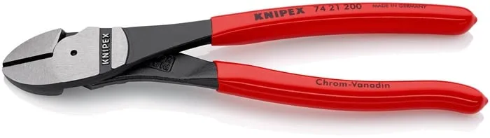 Kraftseitenschneider L.200mm Form 2 Ku.-Überzug KNIPEX