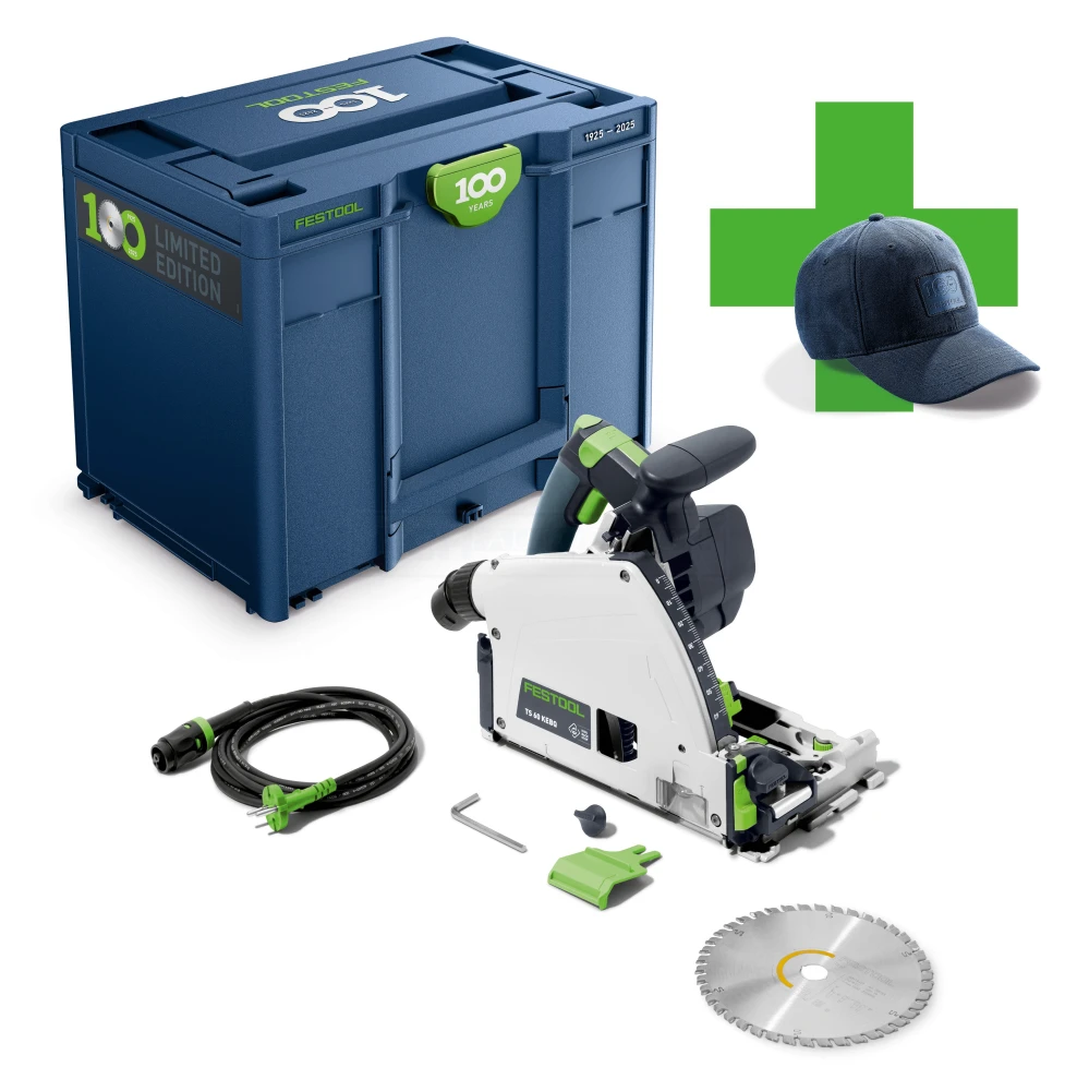 Festool Tauchsäge TS 60 KEBQ-Plus 100Y Limited Edition - 578214