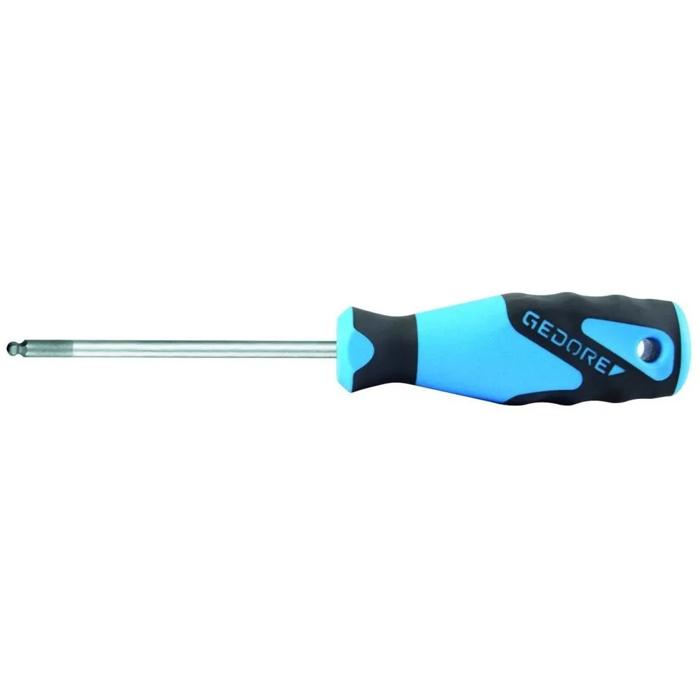 GEDORE 3K-Schraubendreher, Kugelkopf, Innen-6-kant 4 mm 2163 K 4