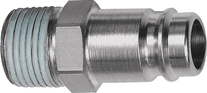 Stecknippel STA gehärtet/vern.Stecker DN 10 AG R 1/2 Zoll RIEGLER VE: 10St.