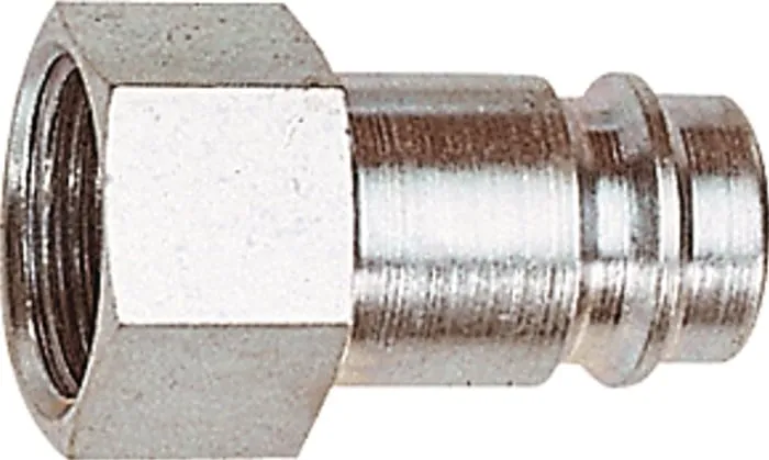 Stecknippel STA gehärtet/vern.Stecker DN 10 IG G 1/4 Zoll RIEGLER VE: 10St.