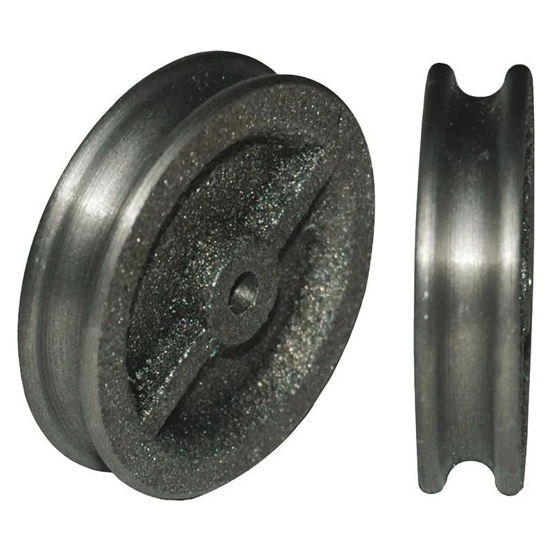 Grauguß-Vogelrolle, lose, mit schmaler Nut