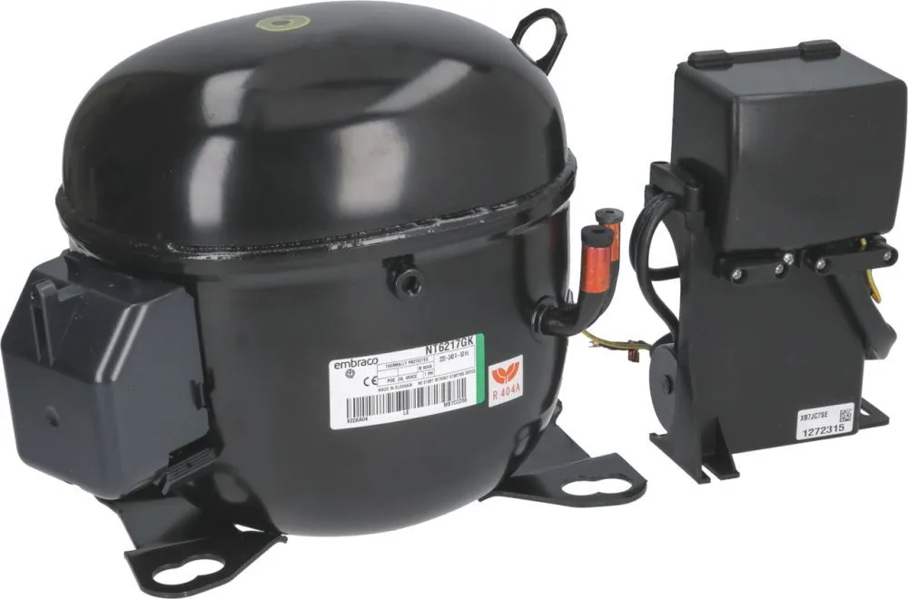 EMBRACO NT6217GK Kompressor HMBP 50Hz 12,60 cc R404a/R507 12,60 cc CSR