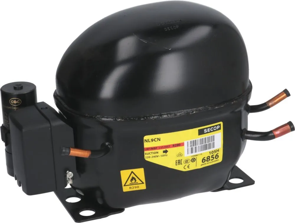 SECOP-DANFOSS NL9CN Kompressor 105H 6856 LMBP 50Hz 12kg 8,35 cc R290