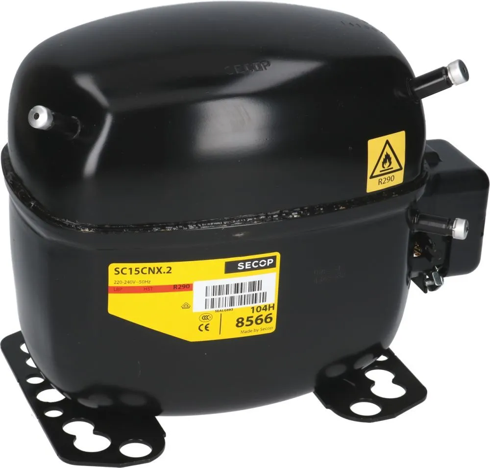 SECOP-DANFOSS SC15CNX.2 Kompressor LBP 50Hz 14Kg 15,28 cc R290 CSIR