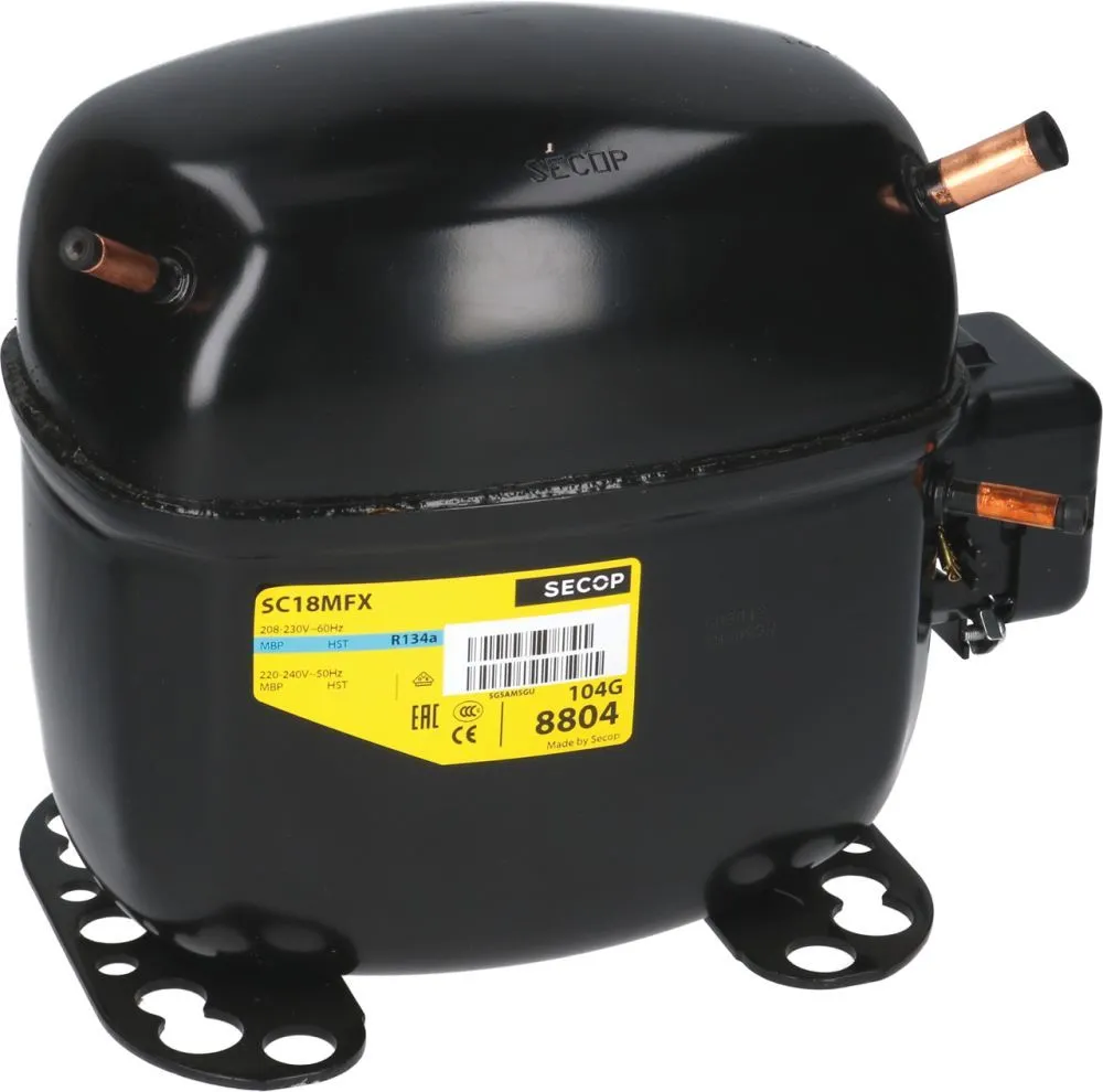 SECOP-DANFOSS SC18MFX Kompressor 104G8804 HMBP 50Hz 17,69 cc R134a