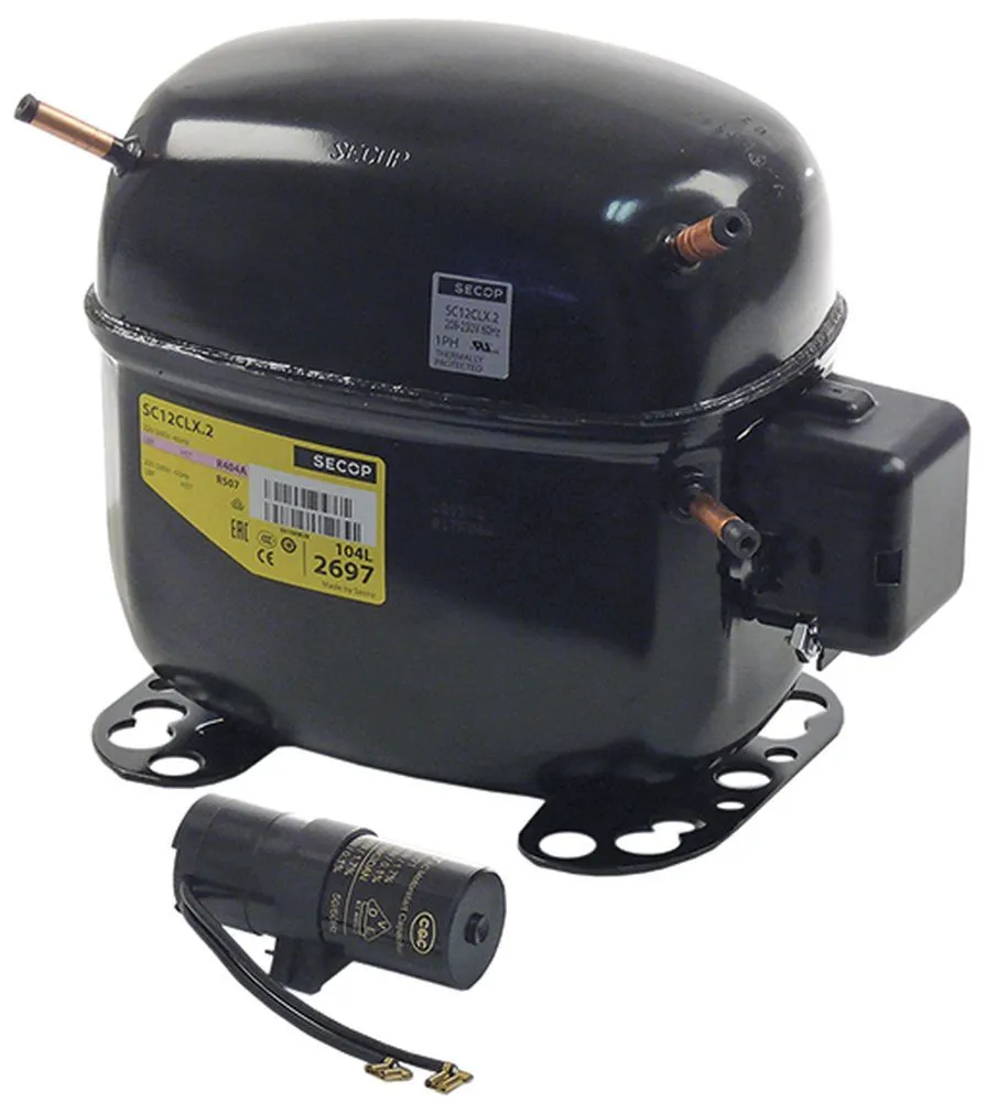 SECOP-DANFOSS SC12CLX,2 Kompressor 104L2697 624W 220-240V CSIR - W - W