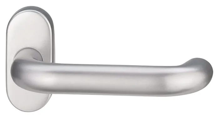 Profiltürdrückerlochteil 1030/2033 VA EST ov.8mm ger.EDI