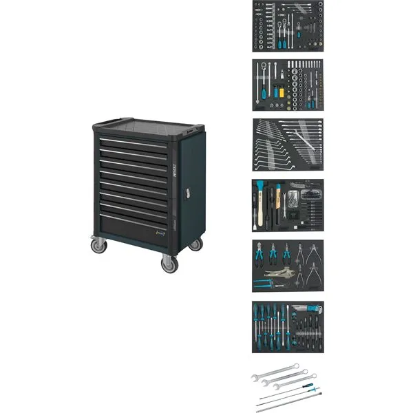 Hazet 179NT-8-RAL7016/2 Werkstattwagen Mit Sortime