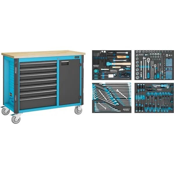 Hazet 179NW-7/230 Werkbank mit Sortiment 230-tlg.