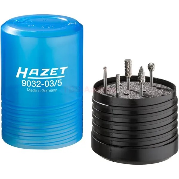 Hazet 9032-03/5 Vollhartmetall Frässtift-Satz 3 mm