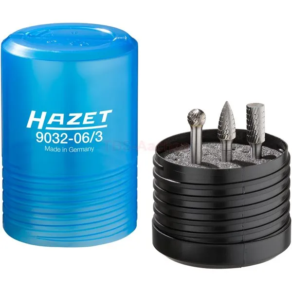 Hazet 9032-06/3 Vollhartmetall Frässtift-Satz 6 mm