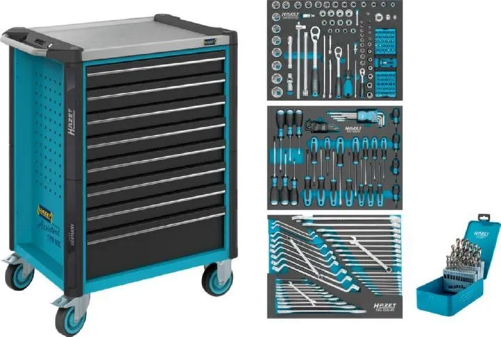 Hazet Werkstattwagen Assistent 179NX Sortiment 228 Teile L 785 x B 518 x H 1020 mm