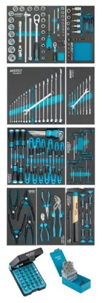 Hazet Werkzeug Sortiment 0-6/217 mit 217 Teilen in Safety Insert System