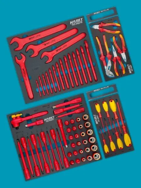 Hazet Werkzeugsortiment schutzisoliert 0-179/70KV PH1-PH3 6-3 70 teilig