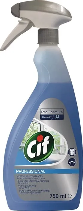 Fenster-/Oberflächenreiniger Professional 750 ml Sprühflasche CIF VE: 6St.