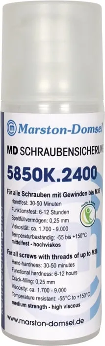 Schraubensicherung MD-5850K.2400 50g mf.hv.blau NSF S6 Pumpdosierer MARSTON VE: 20St.