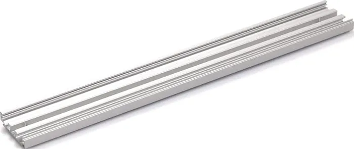 Zargenausgleichsprofil Wm.Alu.Edelstahl-Look L.1650mm Levolan 60/120 GEZE