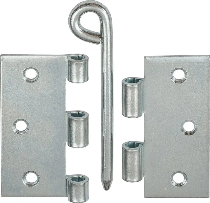 Scharnier H.89mm B.89mm S.2,1mm STA blau verz.gerollt,stark,ktg.VORMANN