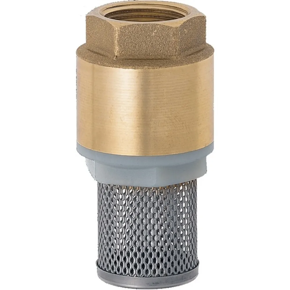 KARASTO Fußventil GEKA, Innengewinde 1 1/4 ″, Messing/Chromstahl