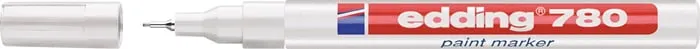 Lackmarker 780 weiß Strich-B.0,8mm Rundspitze EDDING VE: 10St.