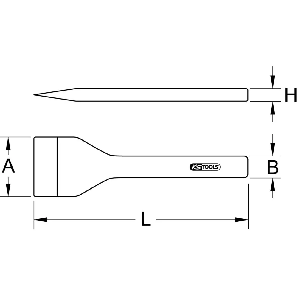 KS TOOLS Chariereisen, 60mm