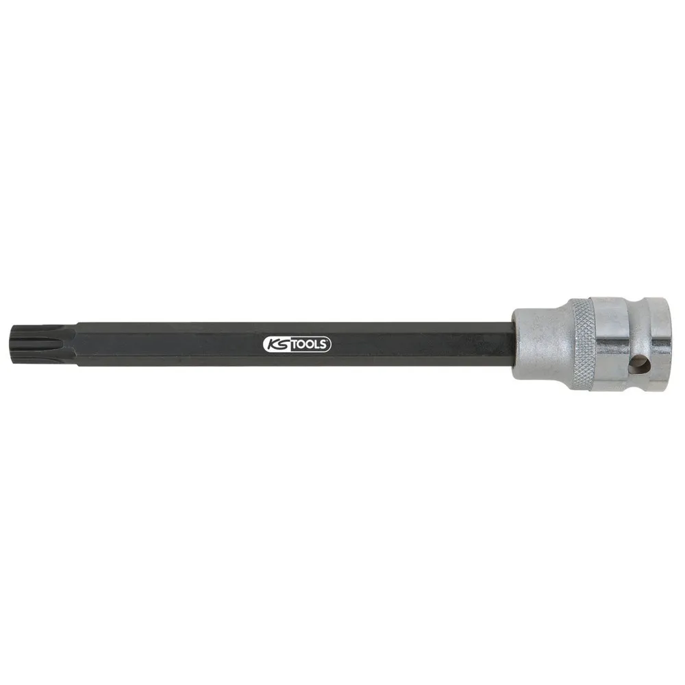 KS TOOLS 1/2" Bit-Stecknuss für RIBE-Schrauben, extra lang, M10