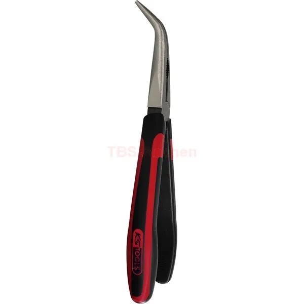 KS-Tools 115.2113 SlimPOWER Flachrundzange, geboge