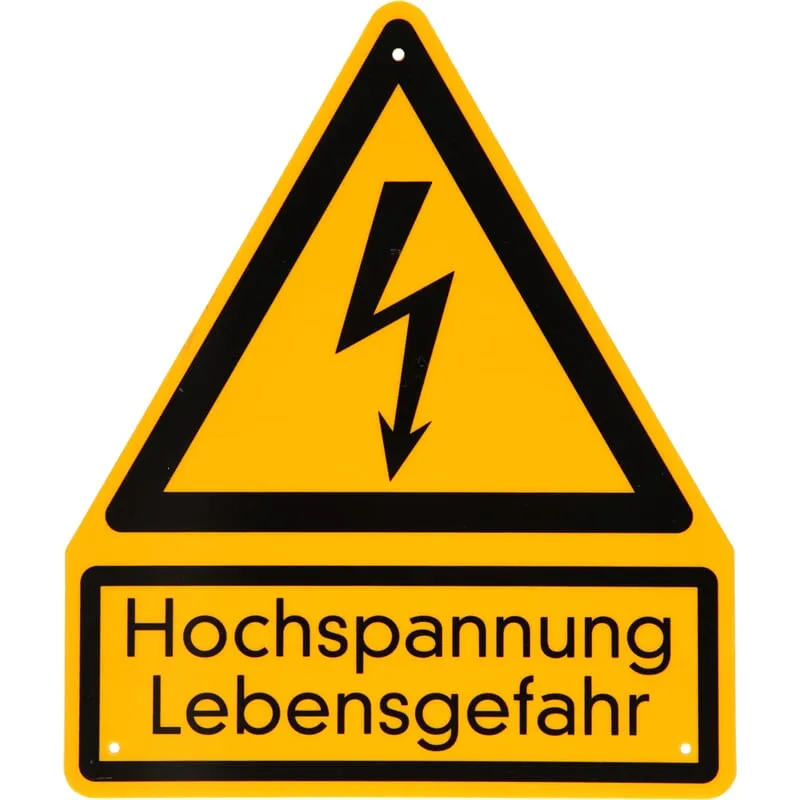 KS-Tools 117.2483 Warnschild Hochspannung, Lebensg