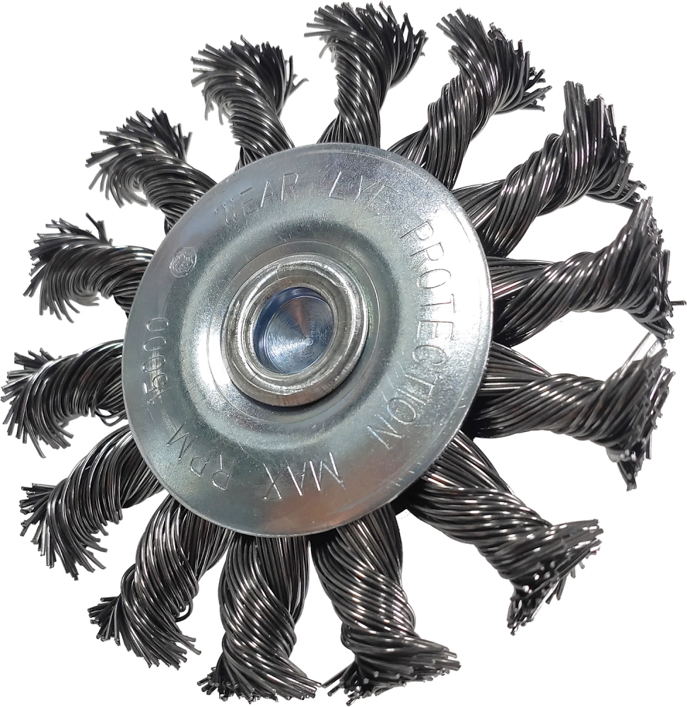 KS Tools Stahldrahtrundbürste 0,3mm, Ø 75mm - 340.0038