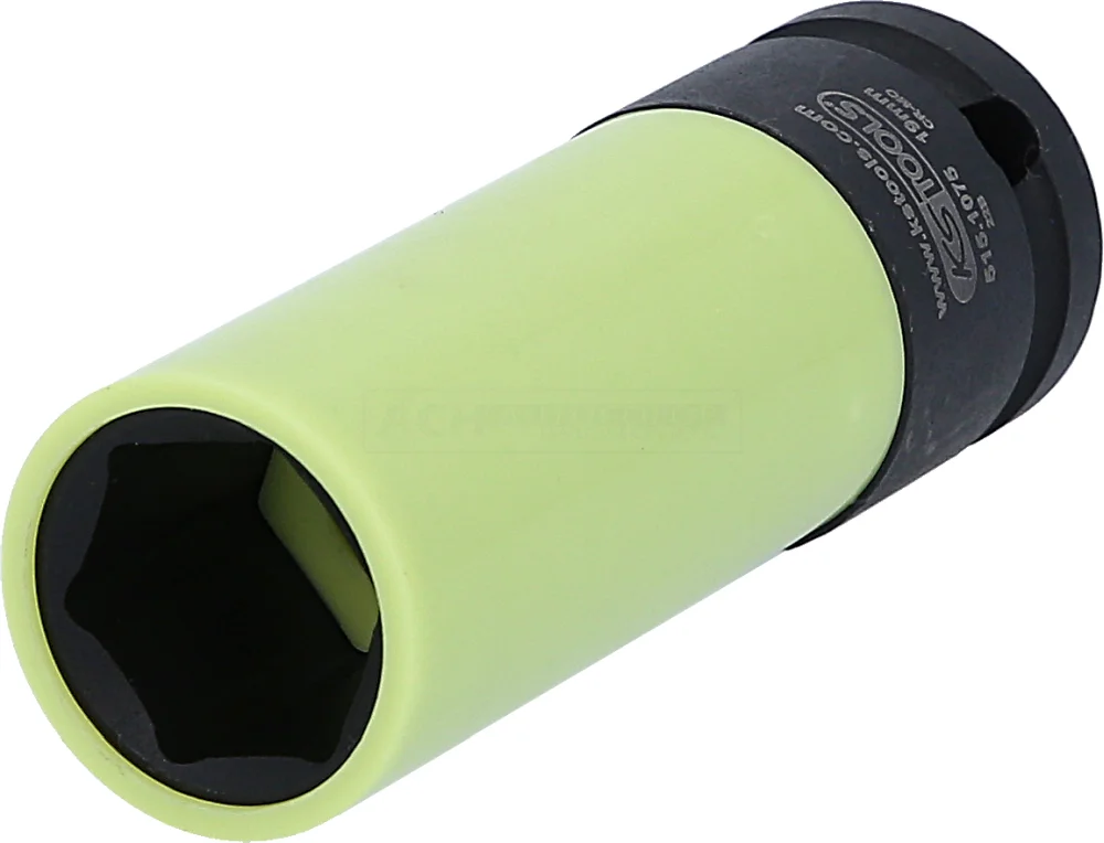 KS Tools 1/2" Alu-Felgen Kraft-Stecknuss robust, lang, 19mm - 515.1075