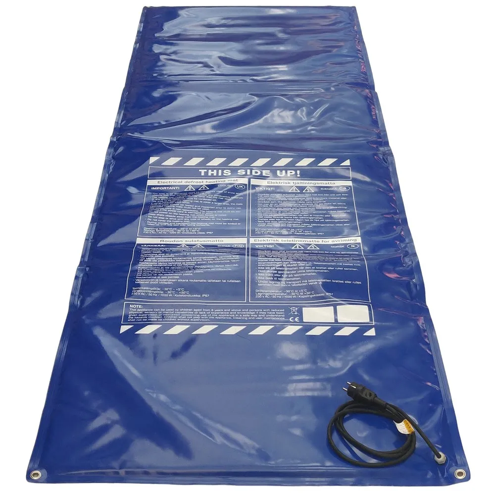 Kuhlmann Auftaumatte, LxB 3.000 x 1.000 mm, 230 V, 1.050 W, mit CEE-Stecker
