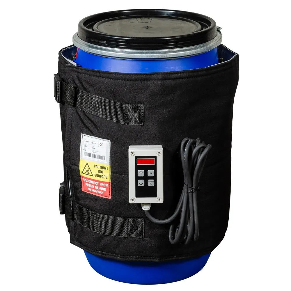 Kuhlmann Fass-Heizmanschette mit digitalem Regler, 50-60 l, 0-90ºC, 230 V, 300 W, LxH 1.330 x 460 mm