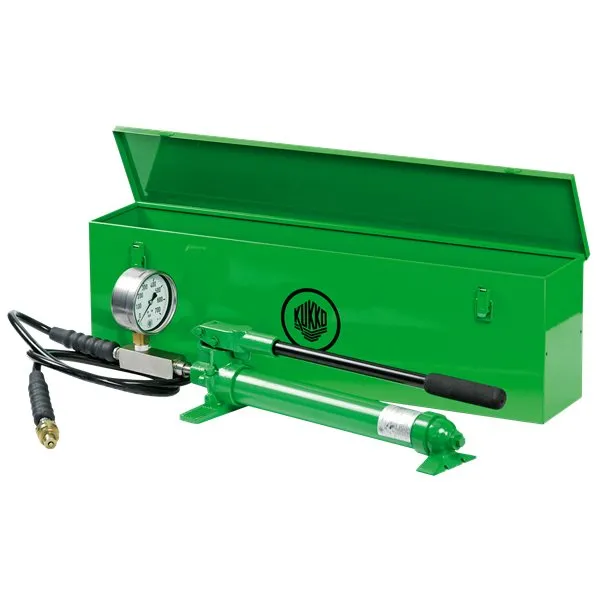 Kukko YHP-326 Hydr. Handpumpe Im Met.-Kasten Satz