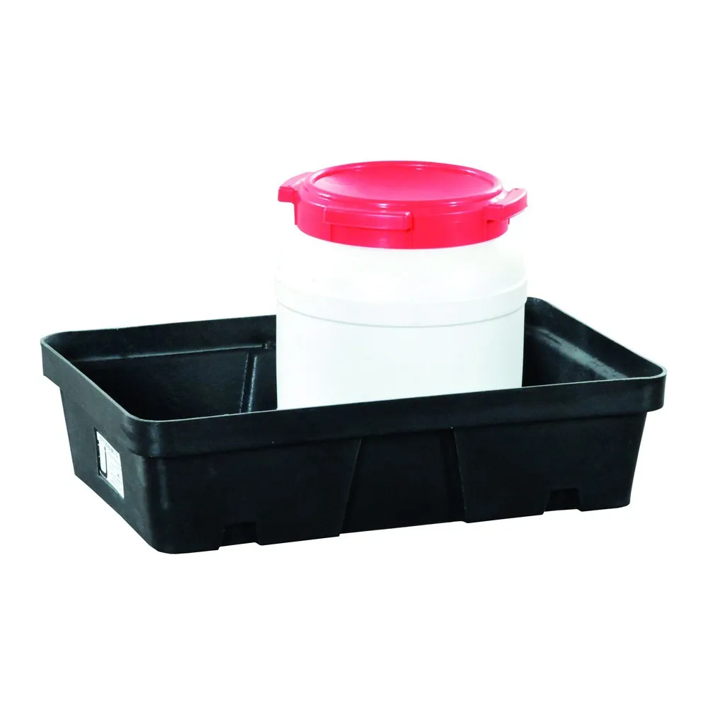 LaCont Auffangwanne aus Polyethylen, HxBxT 155 x 600 x 400 mm, Auffangvolumen 20 l, ohne Stellebene