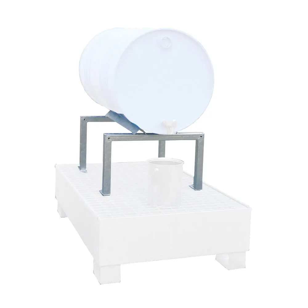 LaCont Fassbock FB 1, mit festen Fassauflagen, feuerverzinkt