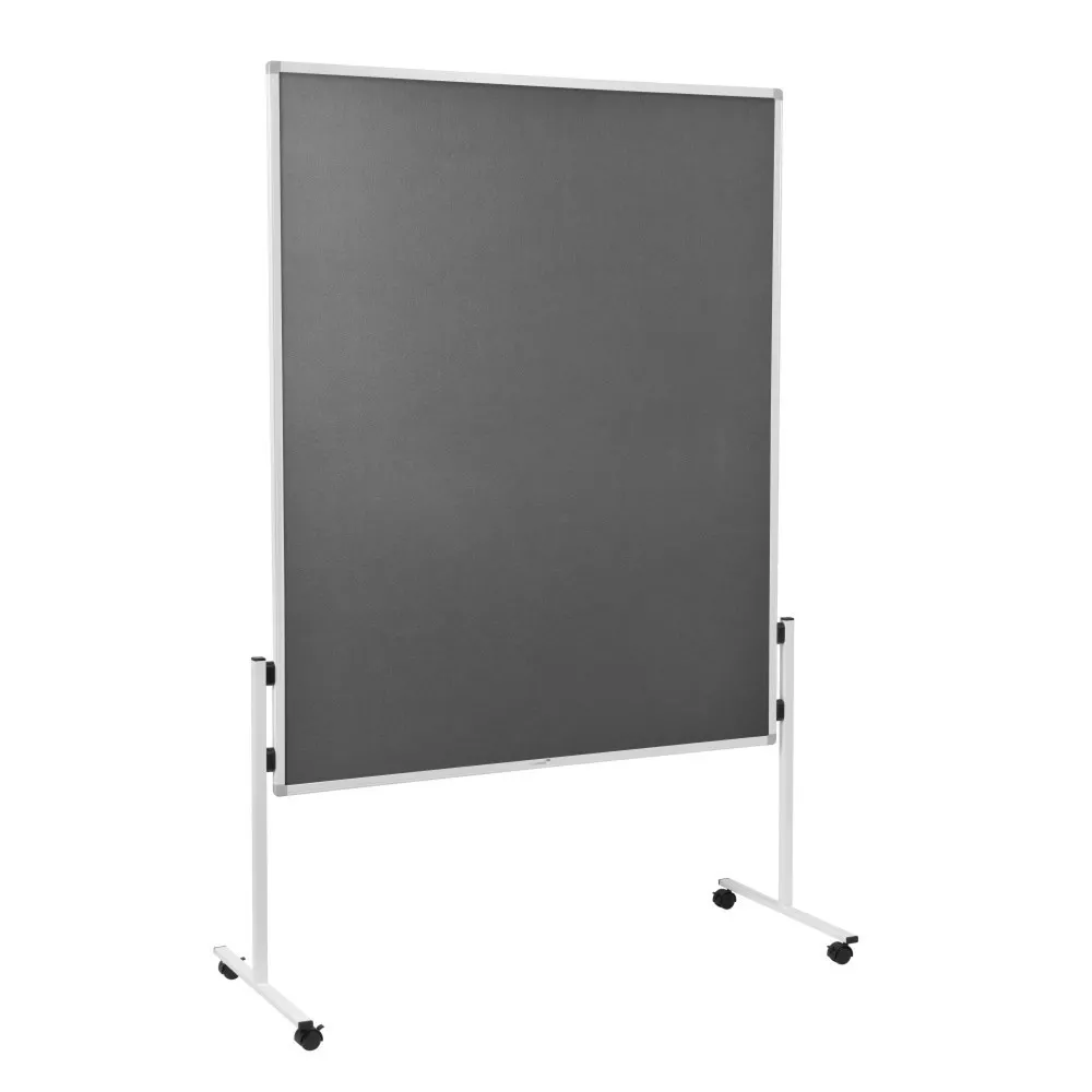 Legamaster Mobile Moderationstafel ECONOMY, HxB 1.500 x 1.200 mm, grau