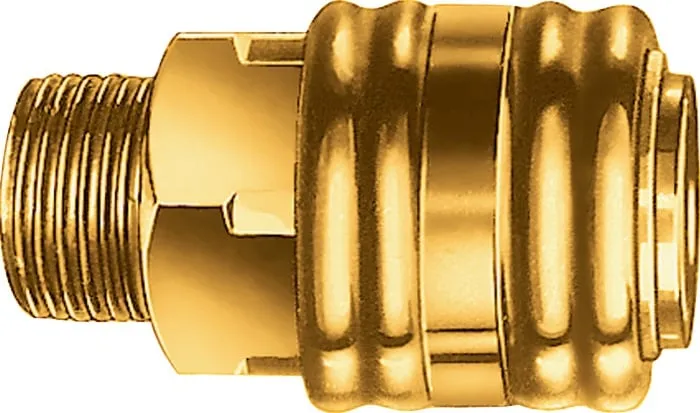 Schnellverschlusskupplung DN 7,2,AG MS Gew.G 1/8 9,73mm EWO VE: 10St.