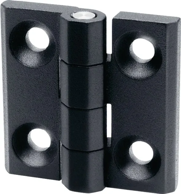 Scharnier GN 237 H.50mm B.50mm S.6mm Zink-Druckguss besch.GANTER VE: 10St.