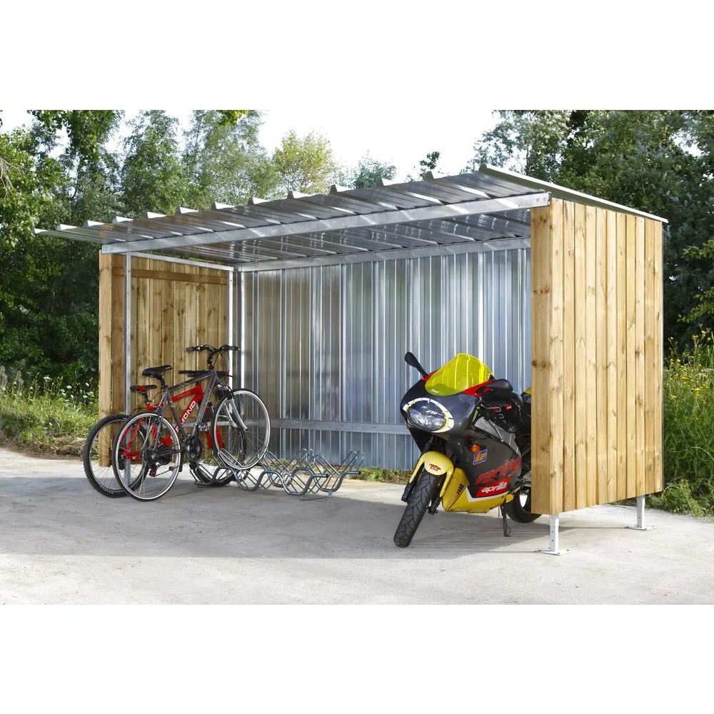 MOTTEZ Unterstand für Fahrräder, Motorräder